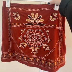 Francesca's pattern mini skirt